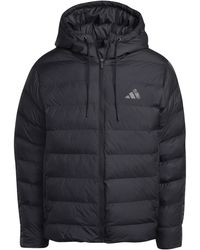 adidas - Essentials Climawarm 3-Stripes Synthetic Down Jackets - Lyst
