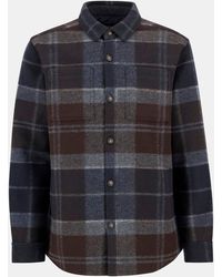 Barbour - Chapter Check Long Sleeve 4 Pockets Overshirt - Lyst