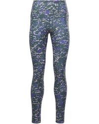 Reebok - Lux.0 Speckle Modern Safari Performance Gym Legging - Lyst