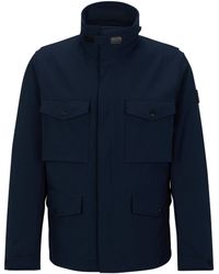 BOSS - P Cardello Trench Coat - Lyst
