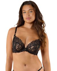 Playful Promises - Willow Floral Embroidery Bra - Lyst