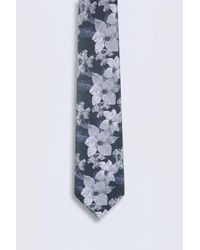 Twisted Tailor - Victor Print Tie Floral - Lyst