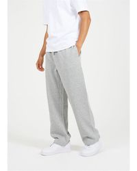 Brave Soul - Bs Wide Leg Joggers With Open Hem - Lyst