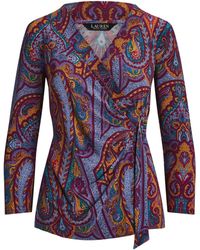 Ralph Lauren - Jainab Wrap Top - Lyst