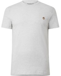 Timberland - Dunstan Cotton Crew-Neck Short-Sleeve Slim-Fit T-Shirt - Lyst