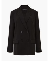 French Connection - Harrie Double Breasted Blazer - Lyst