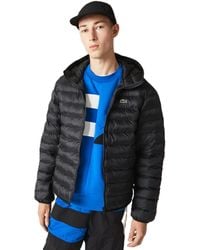 Lacoste - Slim Fit Short Puffer Jacket - Lyst