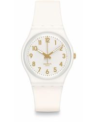 Swatch - Adults Original Analogue Quartz Watch - Lyst