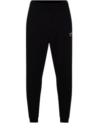Reebok - Identity Small Logo Open Hem Fleece Jogging Bottom - Lyst