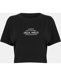 Jack Wills - Jack Eccleston Crop T-Shirt - Lyst