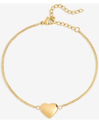 Jon Richard - Plated Waterproof Mini Heart Brac - Lyst