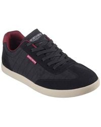 Skechers - Low Profile Lace Up Sneaker Court Trainers - Lyst