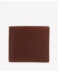 Barbour - Colwell Leather Billfold Wallet - Lyst