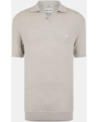 Jack Wills - Ottoman Knit Short-Sleeve Polo Shirt - Lyst