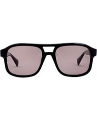 AllSaints - Metal Uv Protection Aviator Sunglasses - Lyst