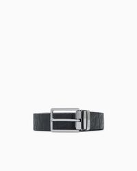 ARMANI EXCHANGE - Tongue Leather Belt - Lyst