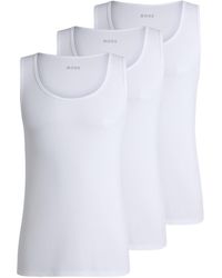 BOSS - Tanktop3P Ribclassic 10271762 - Lyst