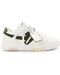 Off-White c/o Virgil Abloh - Slim Low Calfskin Leather Trainers - Lyst