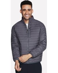 Skechers - Goshield Altitude Reversible Water-Resistant Softshell Jacket - Lyst