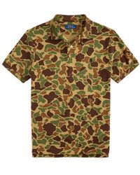 Polo Ralph Lauren - Custom Camo Cotton Short-Sleeve Slim-Fit Polo Shirt - Lyst