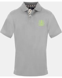 Aquascutum - Short-Sleeve Cotton Polo Shirt - Lyst