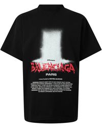 Balenciaga - Bal Sticker Tee Sn64 - Lyst