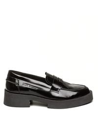 Steve Madden - Penny Loafers With Low Block Heel - Lyst
