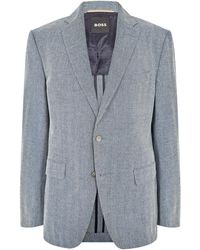 BOSS - H-Hutson-Elbow Blazer - Lyst