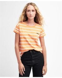 Barbour - Otterburn Stripe T-shirt - Lyst