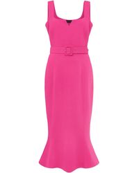 Phase Eight - Adria Fitted Midi Dress - Lyst