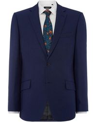 Turner and Sanderson - Saxon Tailored Fit Textured Suit Jacket - Lyst