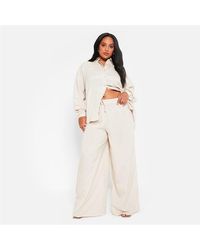 I Saw It First - Linen Wide Leg Trousers Co-ord - Lyst