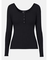 Pieces - Kitte Ls Top Ld63 - Lyst