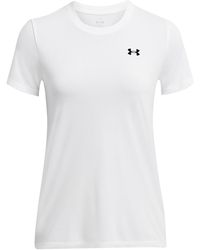 Under Armour - Tech Solid Short Sleeve Performance Gym Top - Lyst