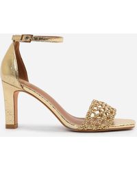Where's That From - Pu Naia Wide-Fit Strappy Block Heel - Lyst