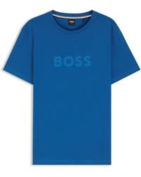 BOSS - Logo Cotton Short-Sleeve Crew-Neck T-Shirt - Lyst