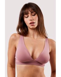 Playful Promises - Second Skin Rose Recycled Triangle Bra - Lyst