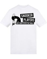 AWD - Adults Printed Snooker Tee - Lyst