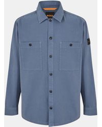 BOSS - Locky Overshirt - Lyst