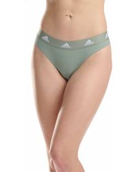 adidas - Active Flex Ribbed Thong - Lyst