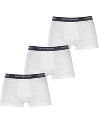 Emporio Armani - Core 3 Pack Boxer Shorts - Lyst