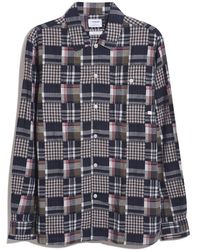 Farah - Womack Long-Sleeve Patterned Shirt - Lyst