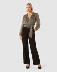 Forever New - Swathi Tie Wrap Blouse - Lyst