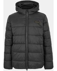 Barbour - Bobber Quilted Fixed Hood Short Puffer Jacket - Lyst