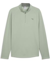 PUMA - Pure Grid 1/4 Zip Pullover - Lyst