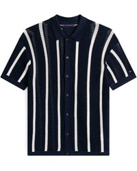 Tommy Hilfiger - Vertical Stripe Short Sleeve Shirt - Lyst