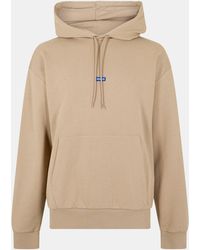 HUGO - Logo Label Hoodie - Lyst