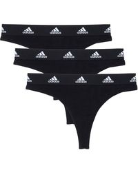 adidas - 3-pack Active Comfort Cotton Thong - Lyst