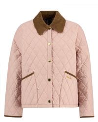 Barbour - Liddesdale Cropped Diamond Quilted Jacket - Lyst