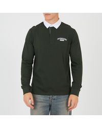 Brave Soul - Long Sleeved Rugby Polo Shirt - Lyst